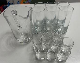 SET BICCHIERI AMARO LIQUORE WHISKY SHOT BROCCA