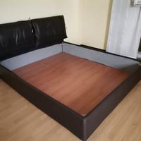 Letto matrimoniale contenitore senza rete