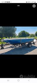 Barca carrello motore 40 cv senza patente