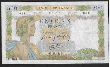 Francia - banconota SUP da 500 Franchi P-95b
