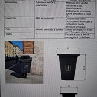BNG POLIURBAN CONTENITORE URBANO PORTARIFIUTI