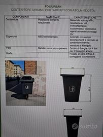 BNG POLIURBAN CONTENITORE URBANO PORTARIFIUTI