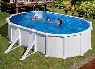 Piscina fuori terra Ovale in acciaio 500x300 h 132