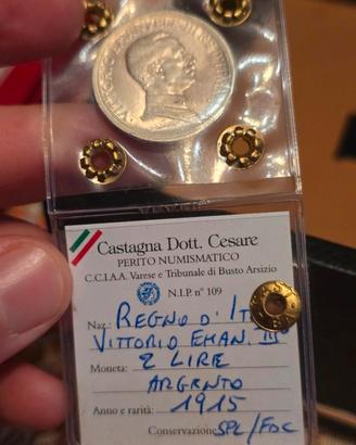2 lire 1915