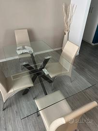 Tavolo di vetro gratis