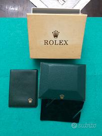 Rolex scatola/controscatola/porta garanzia 1970