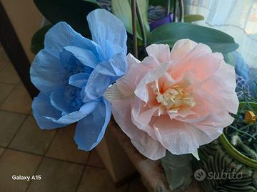 fiori realizzati a mano