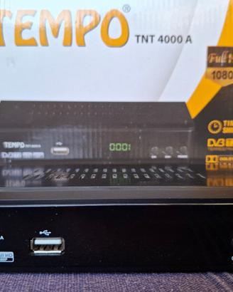 Decoder Tempo TnT 4000 A - DVB-T2 (Funz. Recorder)