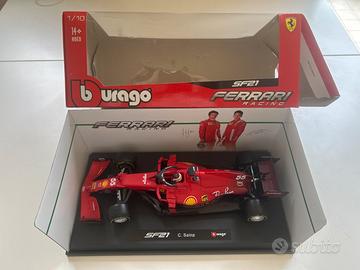 Ferrari SF21 C.Sainz model -Burago 1/18 exclusive