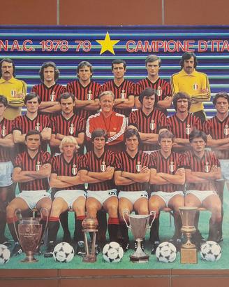 POSTER MILAN CALCIO 1-6