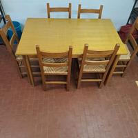 tavolo con 6 sedie