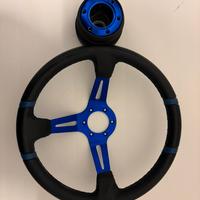 Volante sportivo a calice con mozzo