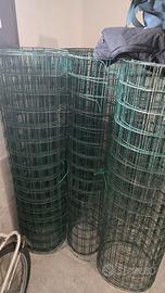 Rete metallica plastificata 120x 50 metri