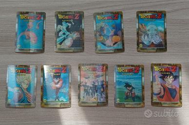Set 9 carte lenticolari Dragon Ball Z Serie Gold