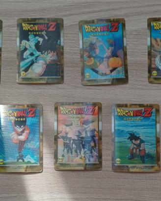Set 9 carte lenticolari Dragon Ball Z Serie Gold