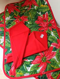 Set 2 tovagliette natalizie e 2 tovaglioli Bottaro