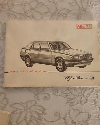 libretto manutenzione alfa 75