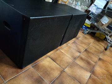 sub woofer Rcf mackie pa 180 sw