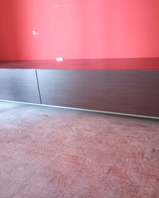 Mobile TV  marrone con cassetti cm 240 x 60 x h 40