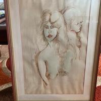 Quadro nudo femminile originale