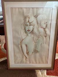 Quadro nudo femminile originale