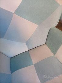POLTRONA PATCHWORK IN STILE NORVEGESE