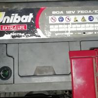 Batteria Unibat Extralife 80Ah 750A buono stato