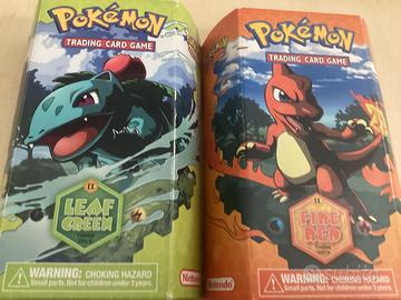 Pokemon mazzi introduttivi Fire Red / Leaf Green