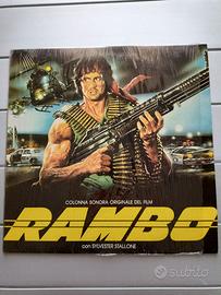 RARA 1a ed. vinile cover ITA Rambo Jerry Goldsmith