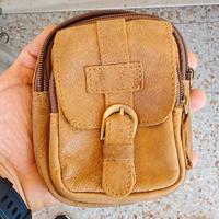 borsello vintage artigianale in vera pelle