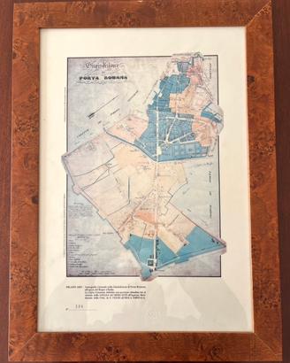 Carta Topografica Numerata - Milano Porta Romana