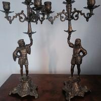 Coppia candelabri antichi 