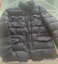 Giubbino piumino uomo blu scuro Hetregó