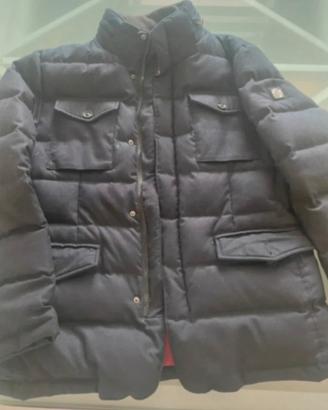 Giubbino piumino uomo blu scuro Hetregó