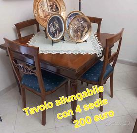 Tavolo e sedie + tavolo