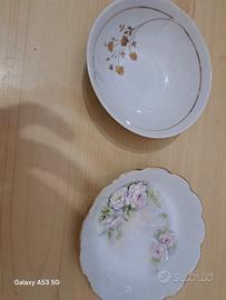 Lotto 2 Pezzi Porcellana Vintage