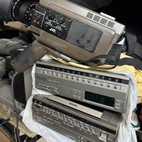 Jvc vintage kit telecamera, sinto e videoregistr.