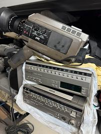 Jvc vintage kit telecamera, sinto e videoregistr.