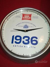 San Carlo Orologio Pubblicitario da Collezione