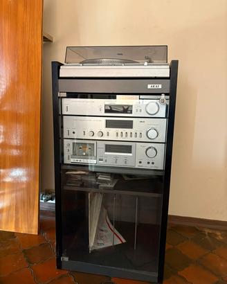 impianto hi-fi stereo vintage AKAI 
