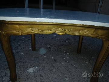 tavolino basso in legno vintage 