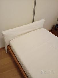 Letto singolo in legno abete