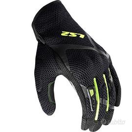 Guanti Moto Tessuto LS2 RAY II Uomo Nero/Giallo
