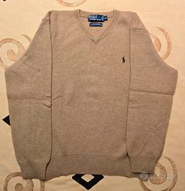 Maglione Ralph Lauren marrone, usato, uomo TG XL
