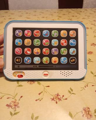 Tablet musicale con lettere alfabeto 