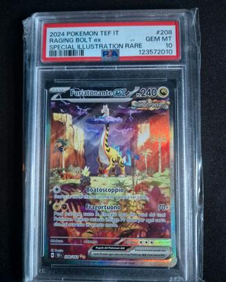 Furiatonante ex tef 208 PSA 10 pokemon