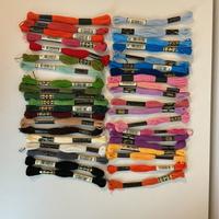 40 Matasssine di cotone per ricamo