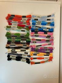 40 Matasssine di cotone per ricamo