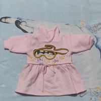 Abito rosa vintage bambina 