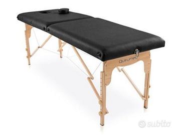 Lettino massaggi piegabile nero nuovo mai usato